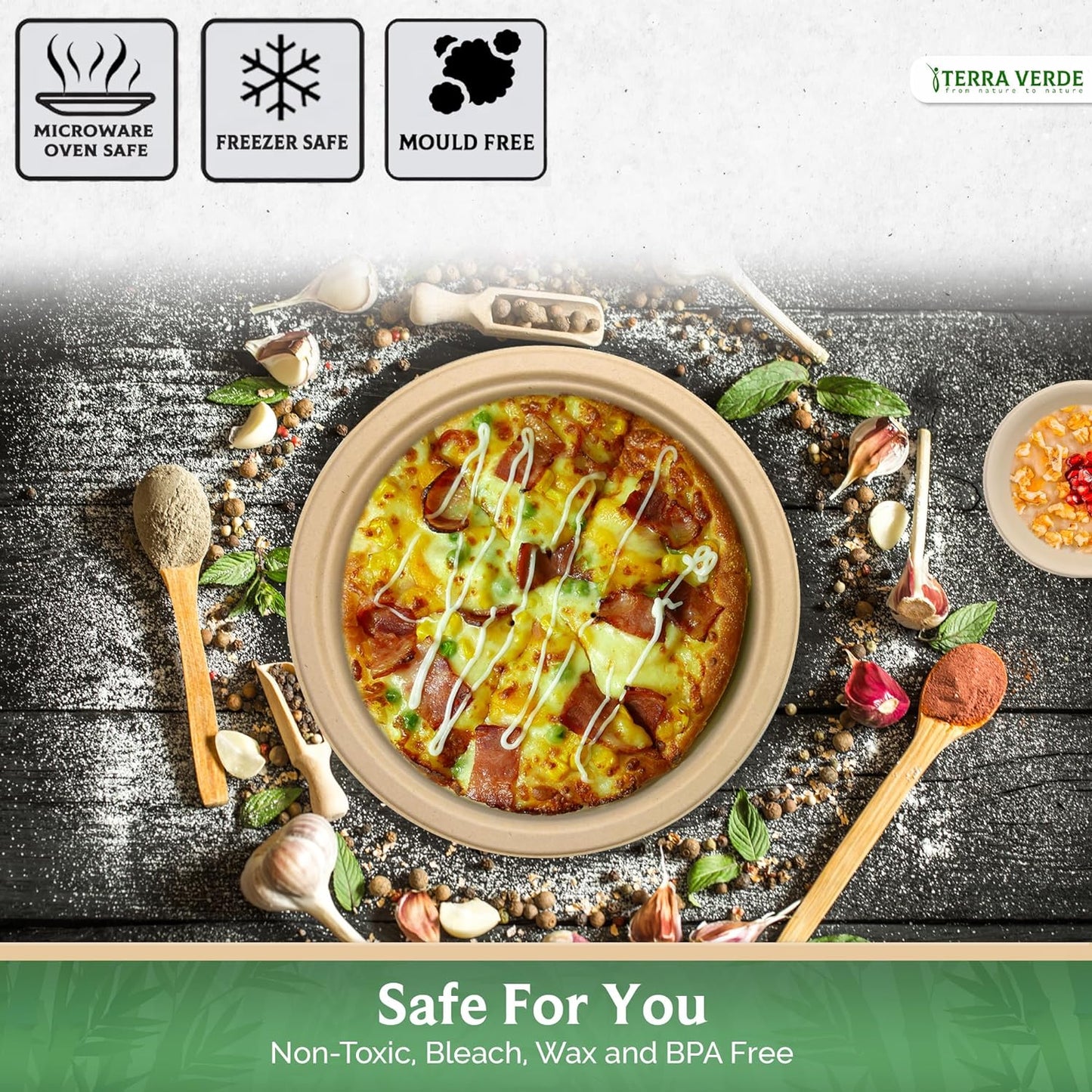 safety features of disposable bamboo plates by terra verde